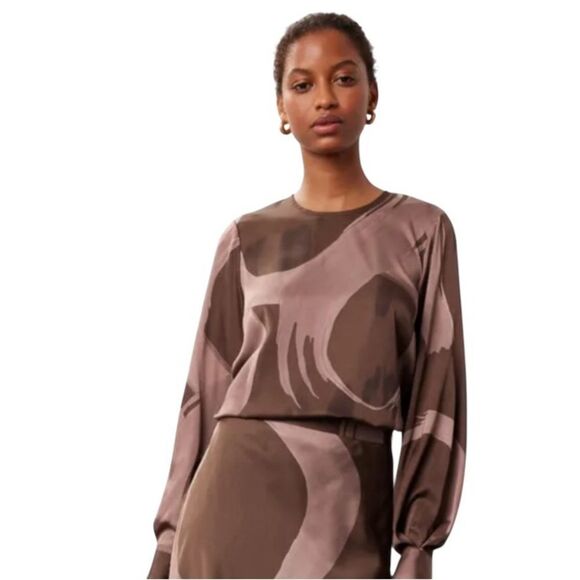 Slate & Willow Balloon Sleeve Top Size XL - Picture 1 of 6